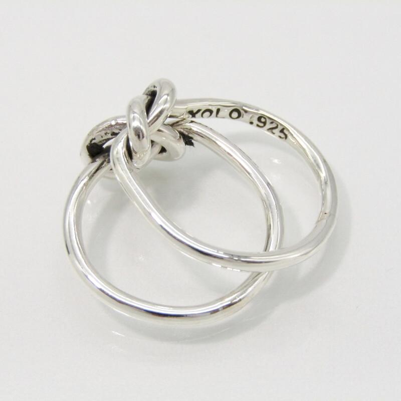 未使用 XOLO JEWELRY ショロ リング Double Knot Ring Small S XOR028