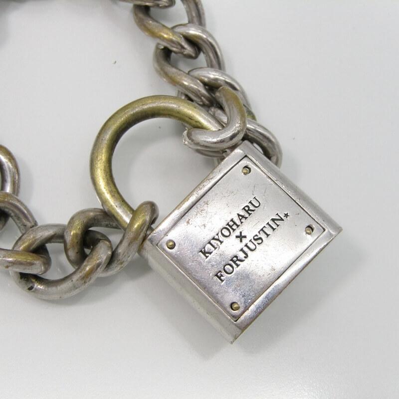 JUSTIN DAVIS × KIYOHARU ジャスティンデイビス 清春 ネックレス BNF1008 EVIL ACT Necklace 南京錠 真鍮 ブラス ユニセックス  28007311｜classic｜04