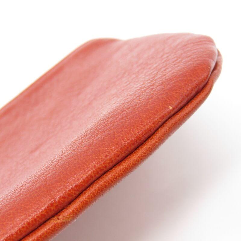 美品 visvim ビズビム レザー ポーチ マルチケース riri VEGGIE BANK POUCH 革小物 小物入れ ファスナー ブラウン   28007318｜classic｜08