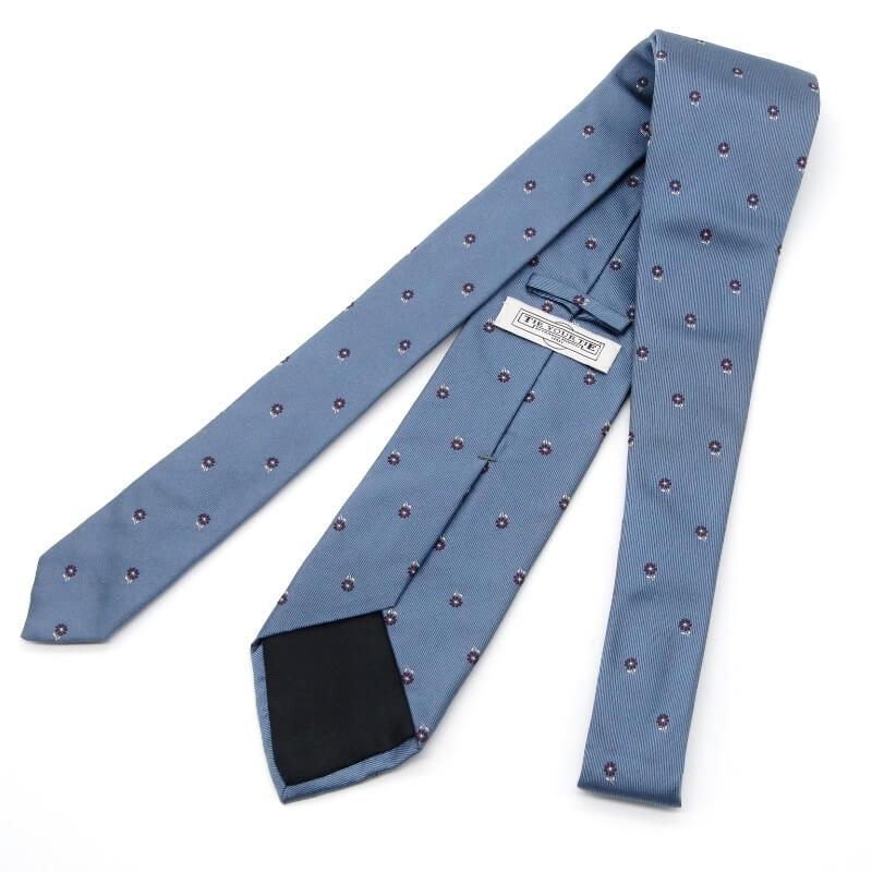 TIE YOUR TIE タイユアタイ ネクタイ ネイビー 小紋 イタリア製