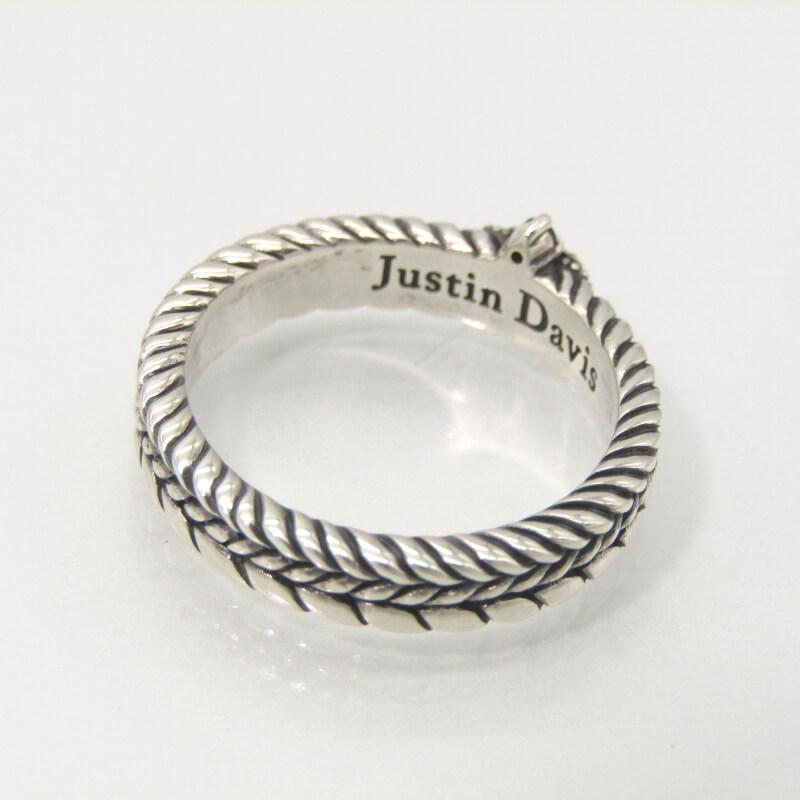 JUSTIN DAVIS 美品 ジャスティンデイビス リング SRJ803 VOYAGER RING 