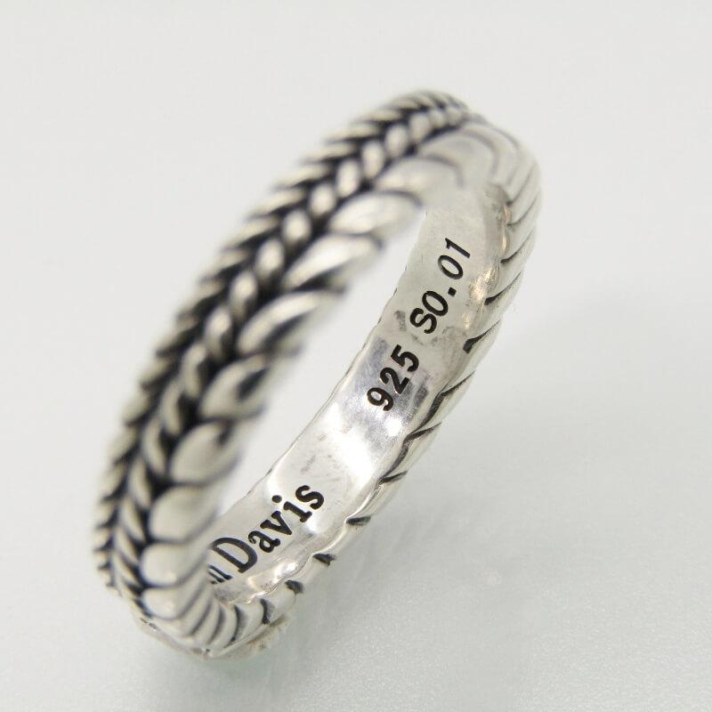 JUSTIN DAVIS 美品 ジャスティンデイビス リング SRJ803 VOYAGER RING 