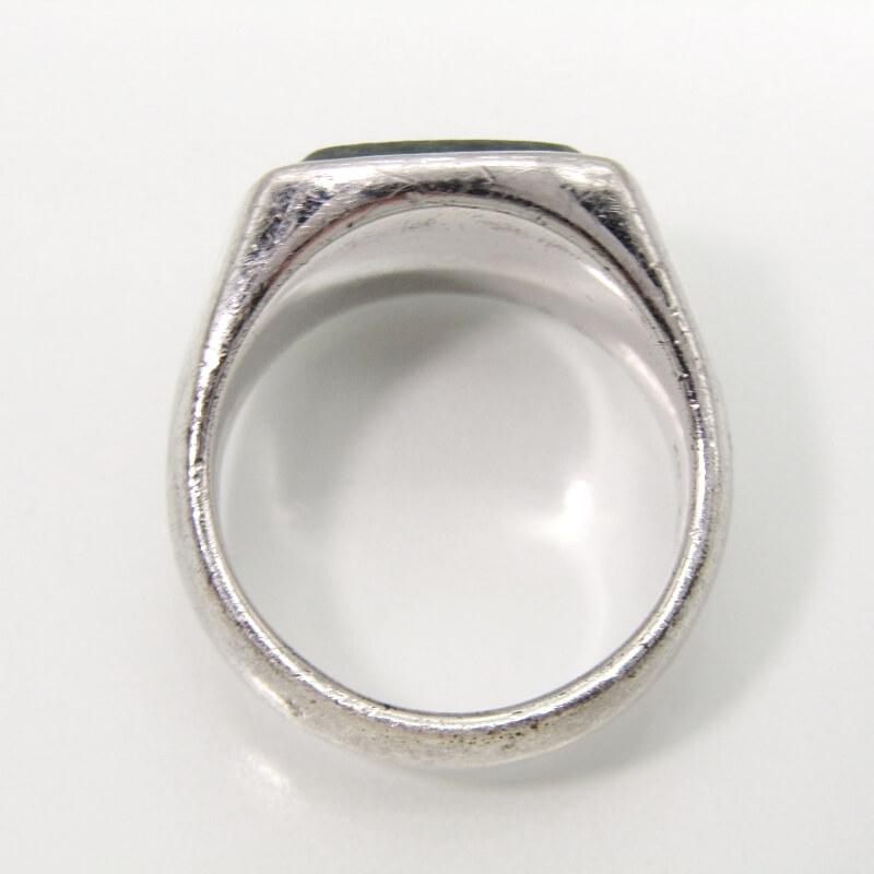 TOM WOOD トムウッド リング Cushion Green Marble Ring #52 TOM WOOD トムウッド リング Cushion Green Marble Ring #52