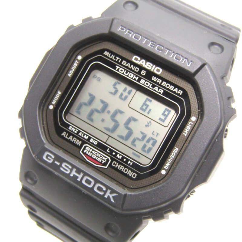 【美品】【保証付】【箱付】G-SHOCK GW-5000U-1JF ブラック GW-5000U-1JF | CASIO