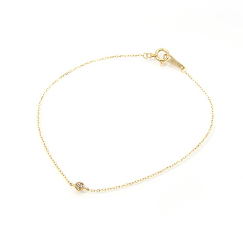 アガット K18 YG ブレスレット K18ブレスレット｜ブレスレット