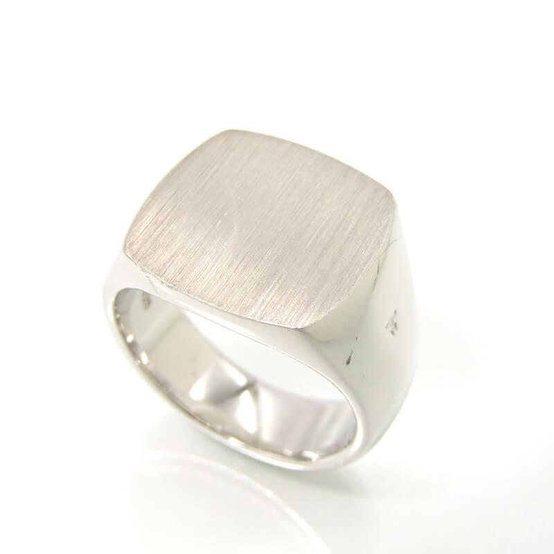 美品 TOM WOOD トムウッド リング Cushion Satin Ring #60