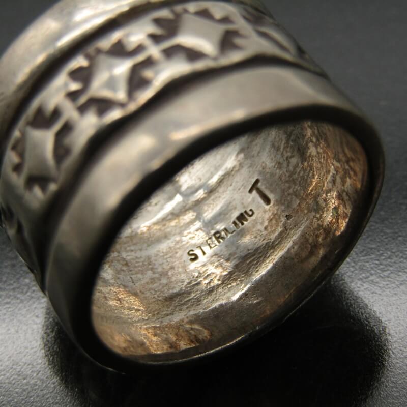 Navajo/ナバホ　刻印TT リング Navajo/ナバホ刻印TT リング