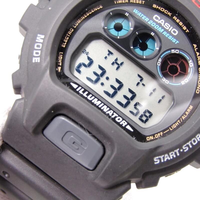 G-SHOCK DW-6900-1V ELバックライト　試着のみ G-SHOCK CASIO Gショック DW-6900-1VDR デジタル ELバックライト