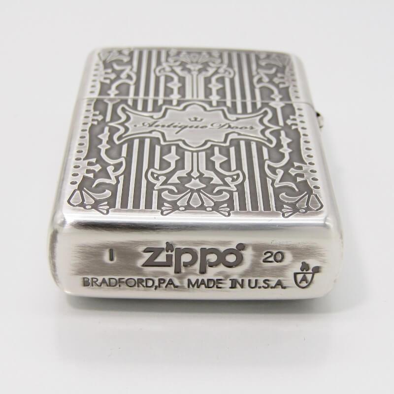 未使用 ZIPPO ジッポー ARMOR Keyhole Wood Inlay SV 2-51b 20年製 アーマー キーホールウッド イン ...
