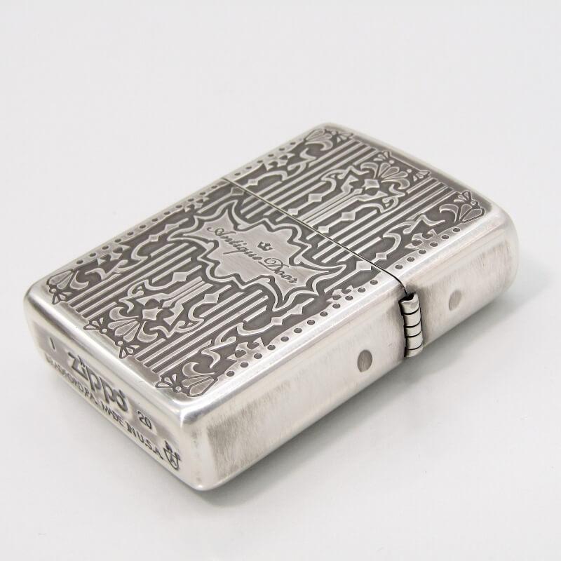 未使用 ZIPPO ジッポー ARMOR Keyhole Wood Inlay SV 2-51b 20年製 アーマー キーホールウッド イン ...