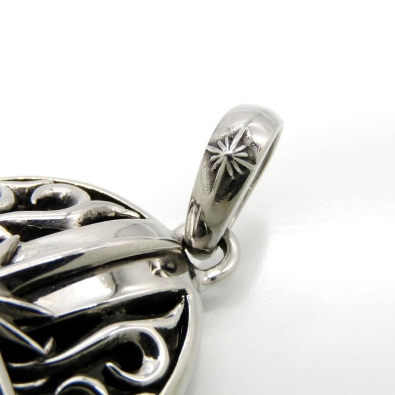 大きめサイズ SAAD 太陽神 サンバースト アラベスク ペンダント ネックレス SAAD サード ペンダント 太陽神 アラベスク サンシンボル NO.147