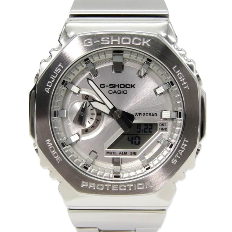 G-SHOCK 美品 CASIO Gショック GM-2110D-7AJF オクタゴン フルメタル 