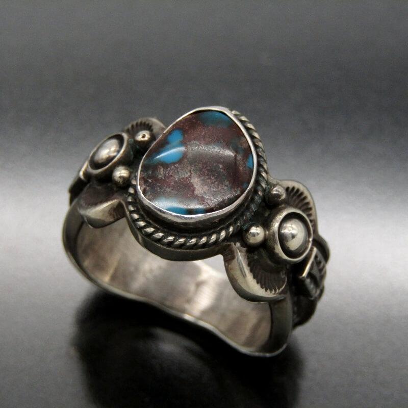 Derrick Gordon ナバホ族 リング ビズビー ターコイズ デリック 