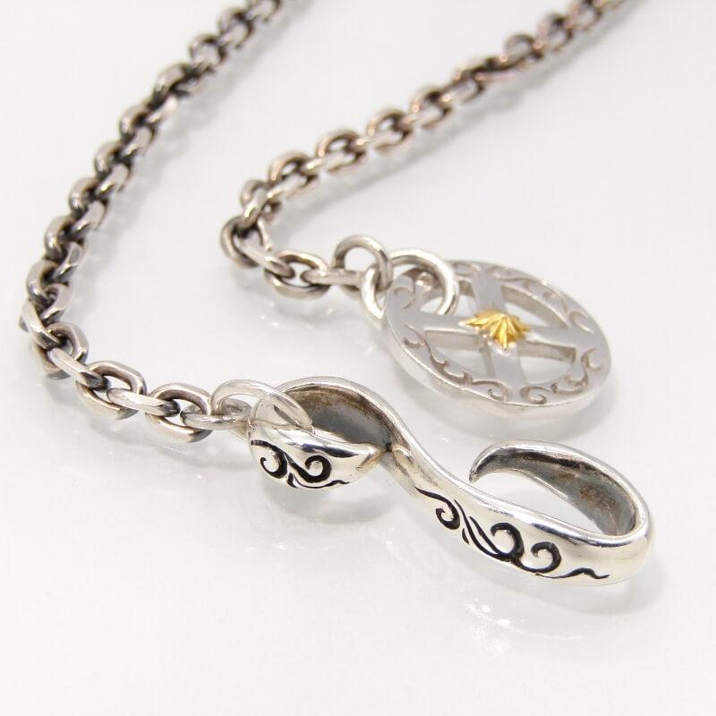 SAAD サード カスタムネックレス メディスンホイール/チェーン/フック