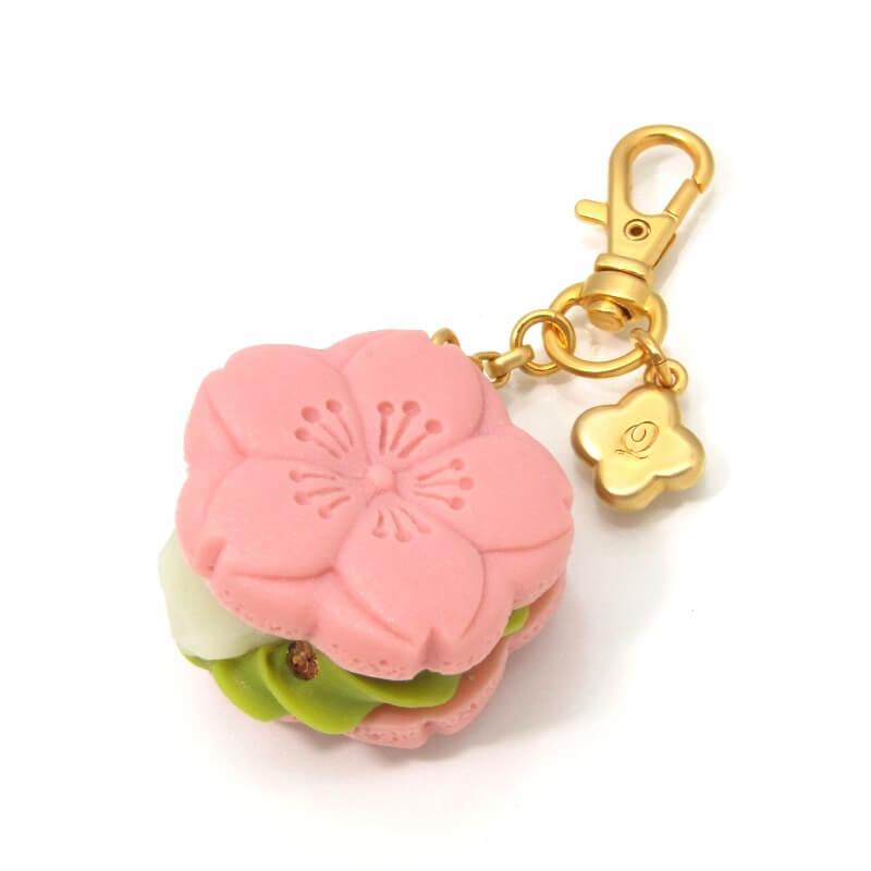 未使用 Q-pot. キューポット バッグチャーム サクラモナカ  