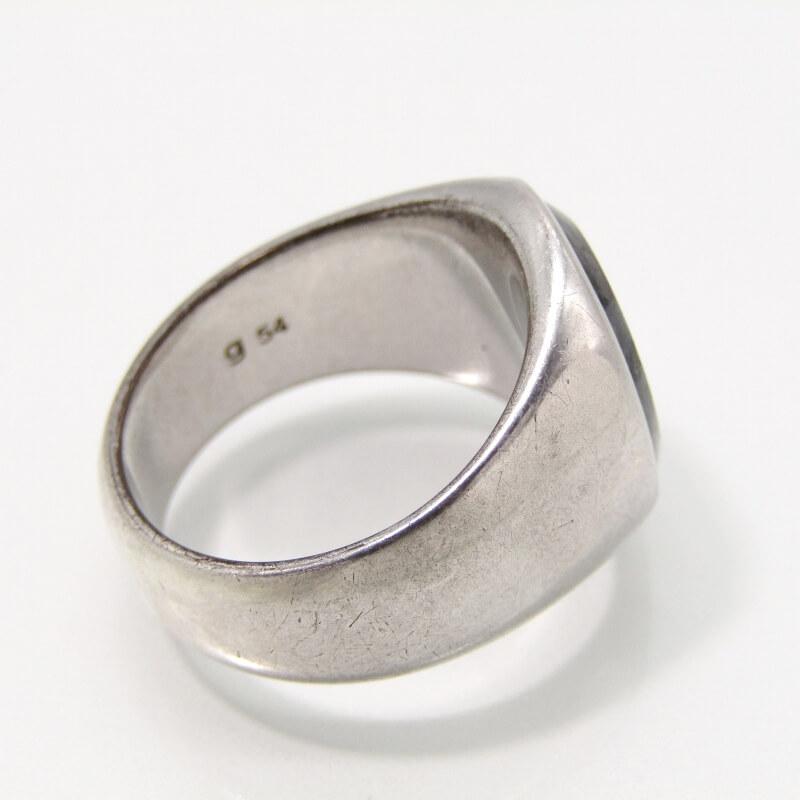 TOMWOOD トムウッド リング Oval Larvikite Ring #54 オーバル 