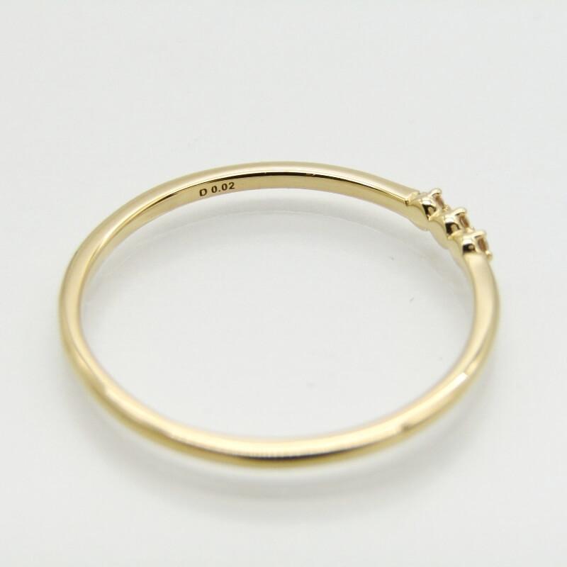 美品 AHKAH アーカー アミュレット リング AK1649010200 K18YG