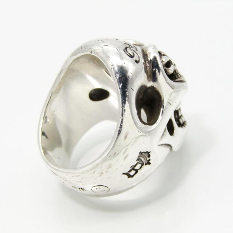BILL WALL LEATHER（ビルウォールレザー） リング Medium Master Skull