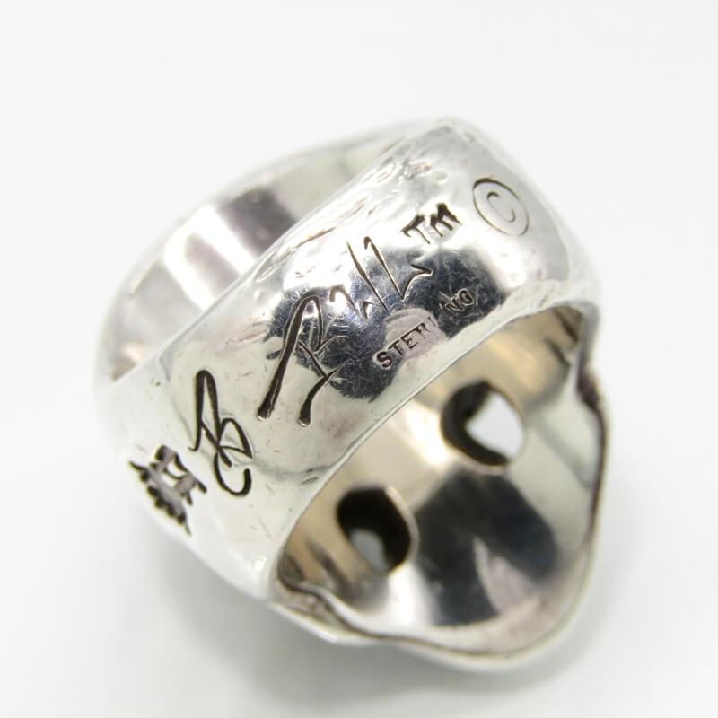 BILL WALL LEATHER（ビルウォールレザー） リング Medium Master Skull