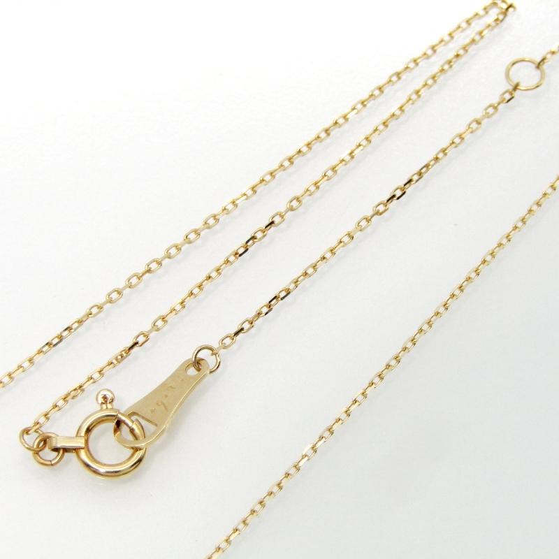agete アガット ネックレス 10124116420 K10 YG ダイヤモンド 0.05ct 