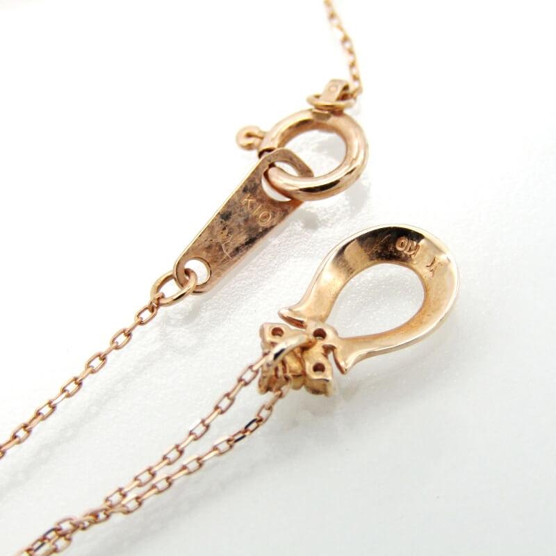 VENDOME AOYAMA ヴァンドーム青山 ネックレス K10PG ダイヤモンド 50