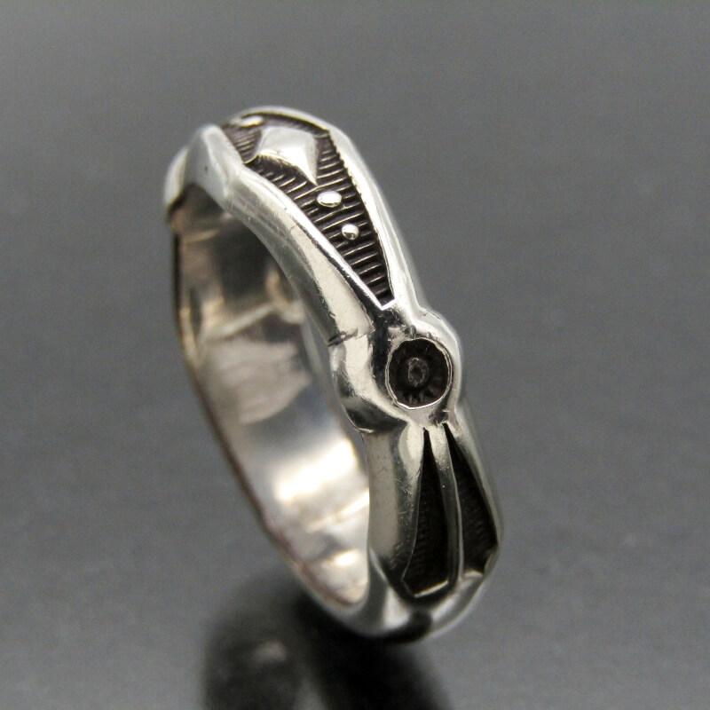 Jennifer Curtis ナバホ族 リング スタンプワーク ジェニファー