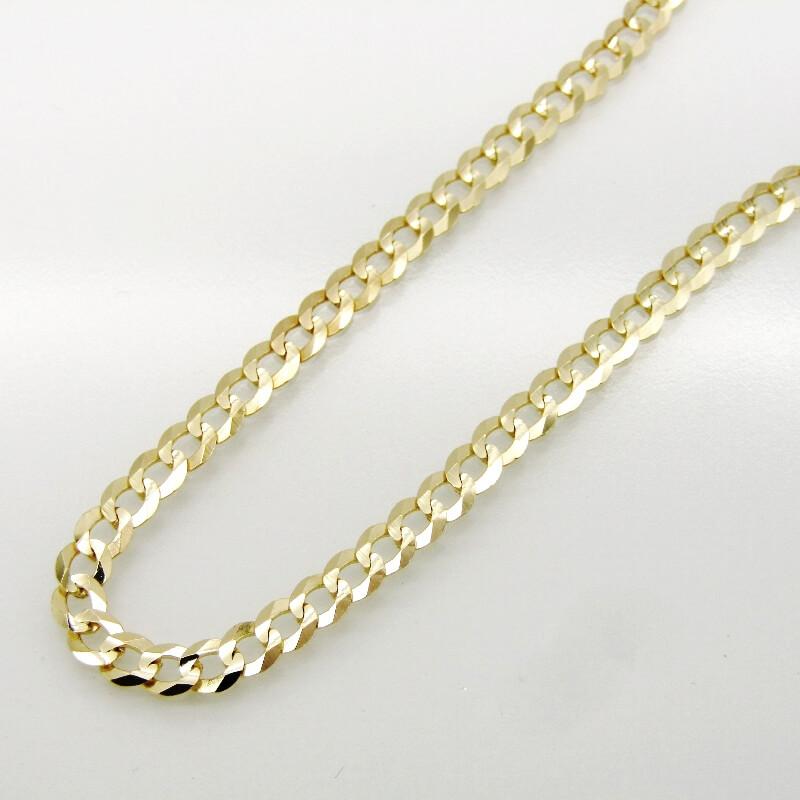 未使用 AVALANCHE アバランチ 10K イエローゴールド キューバン