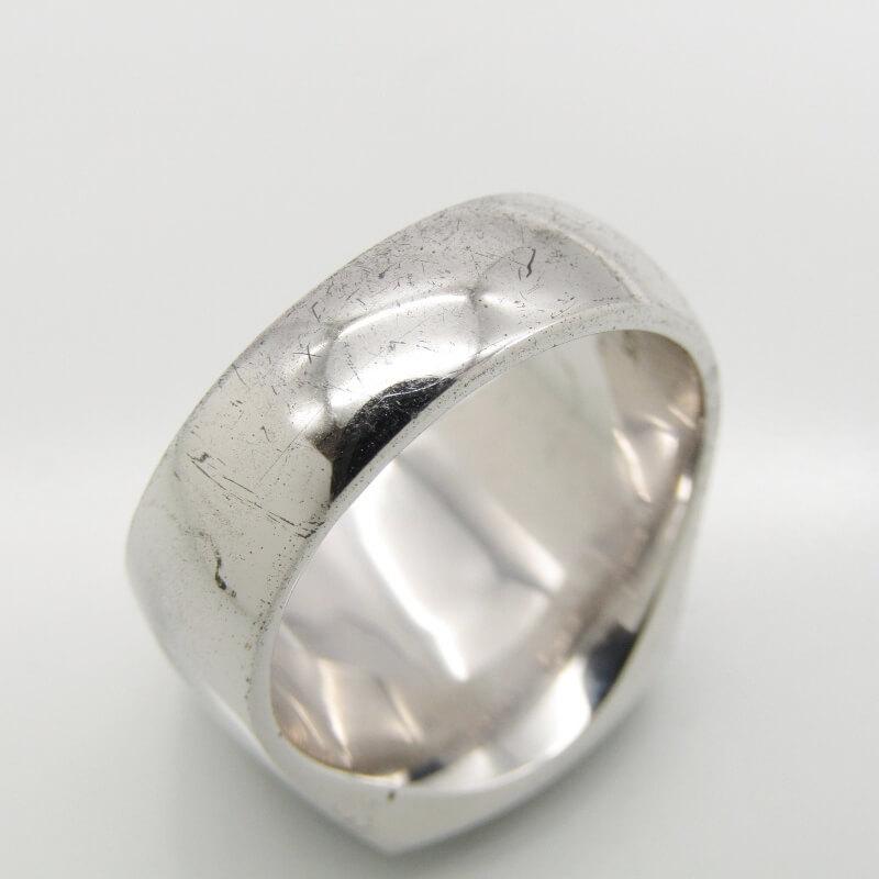 TOM WOOD トムウッド リング Cushion Green Marble Ring クッション