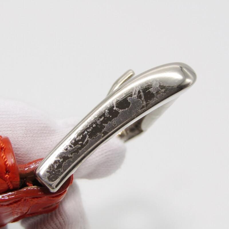 VACCARI ヴァッカーリ ベルト イタリア製 5穴 アリゲーター レザー  