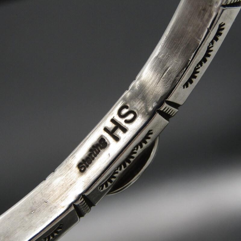 美品 Herman Smith ナバホ族 バングル ターコイズ ハーマンスミス 3面