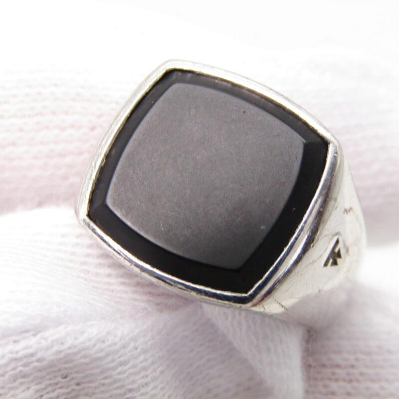 TOM WOOD トムウッド リング Cushion Onyx Ring #50 クッション