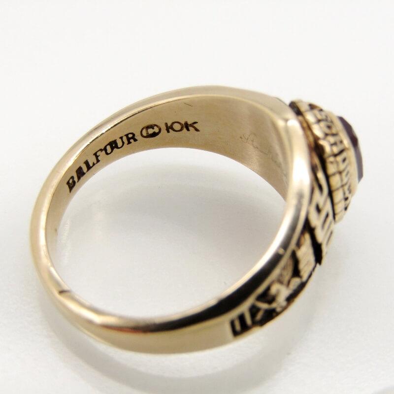 70s〜リングNo.316488 BALFOUR バルフォア社 カレッジリング 10K 2003 SENECA HIGH