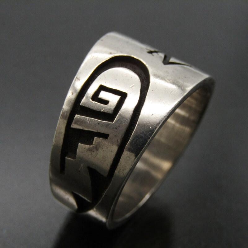 Mitchell Sockyma ホピ族 リング オーバーレイ ミッチェルソックワイマ