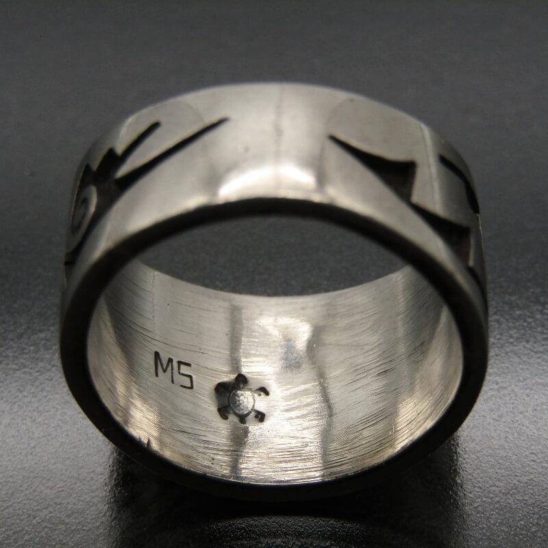 Mitchell Sockyma ホピ族 リング オーバーレイ ミッチェルソックワイマ