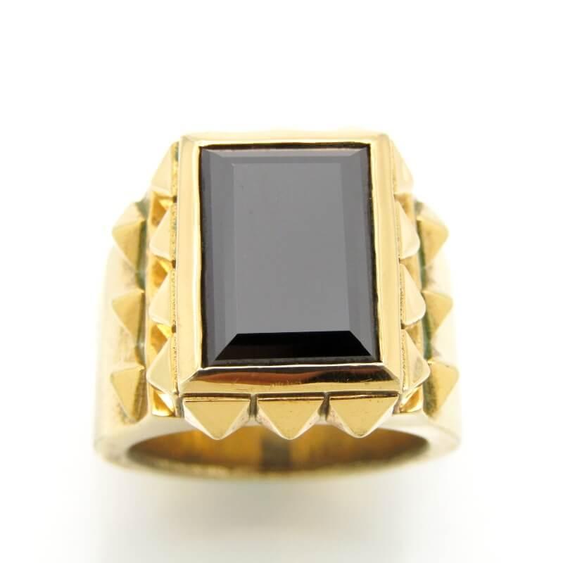 定価6.2万☆Justin Davisジルコニア装飾チェーンスカルリング 17