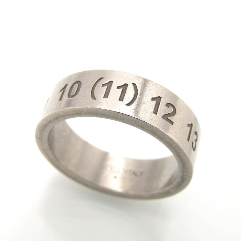 Maison Margiela メゾンマルジェラ リング SM1UQ0050 ナンバーロゴ