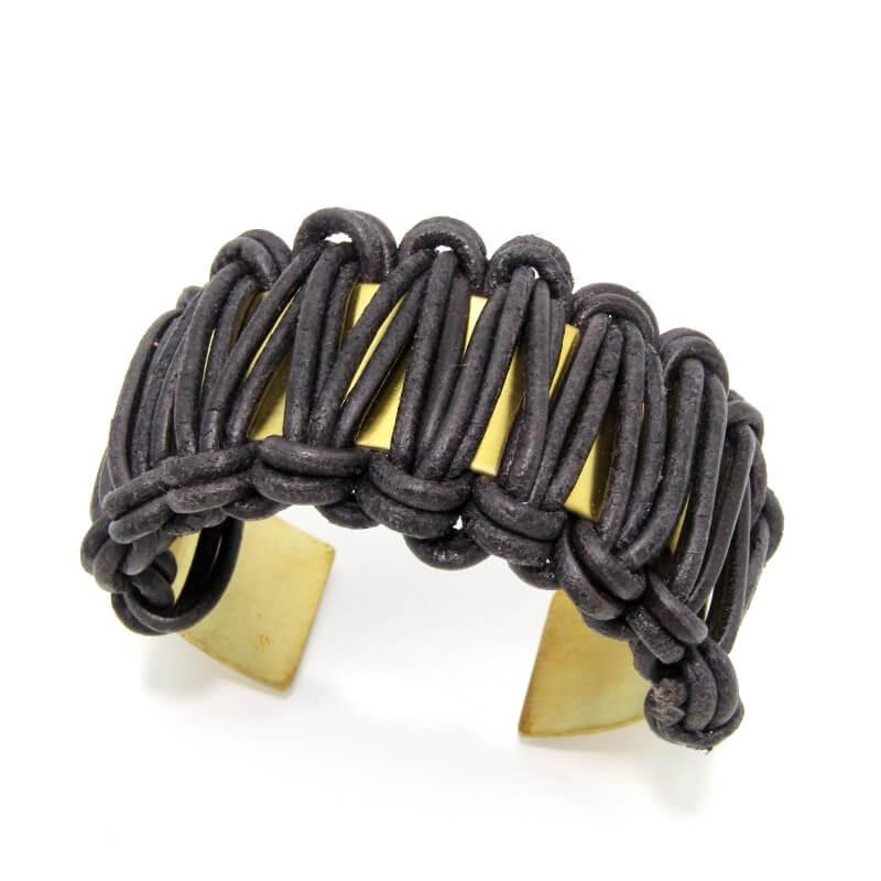 【Hender Scheme】レザーバングル Hender Scheme（エンダースキーマ） 未使用 バングル knitted bangle M