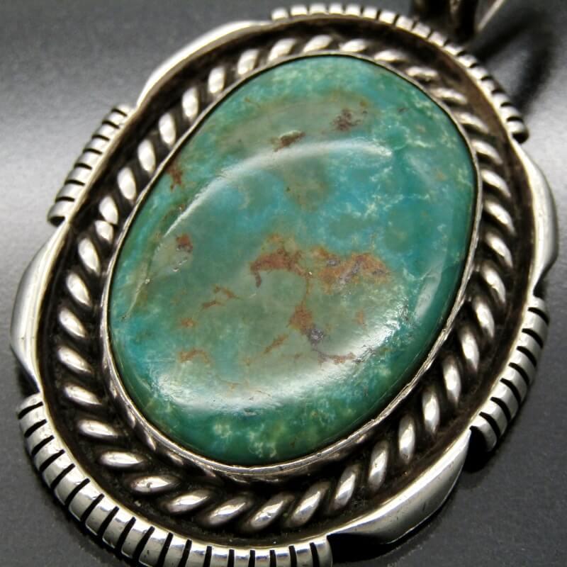 NAVAJO ナバホ ターコイズ ネックレス ナバホビーズ 刻印あり NAVAJO ナバホ ターコイズ ネックレス ナバホビーズ 刻印あり