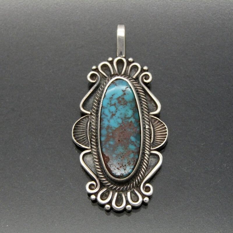Howard Nelson ナバホ族 ペンダント ターコイズ ハワードネルソン