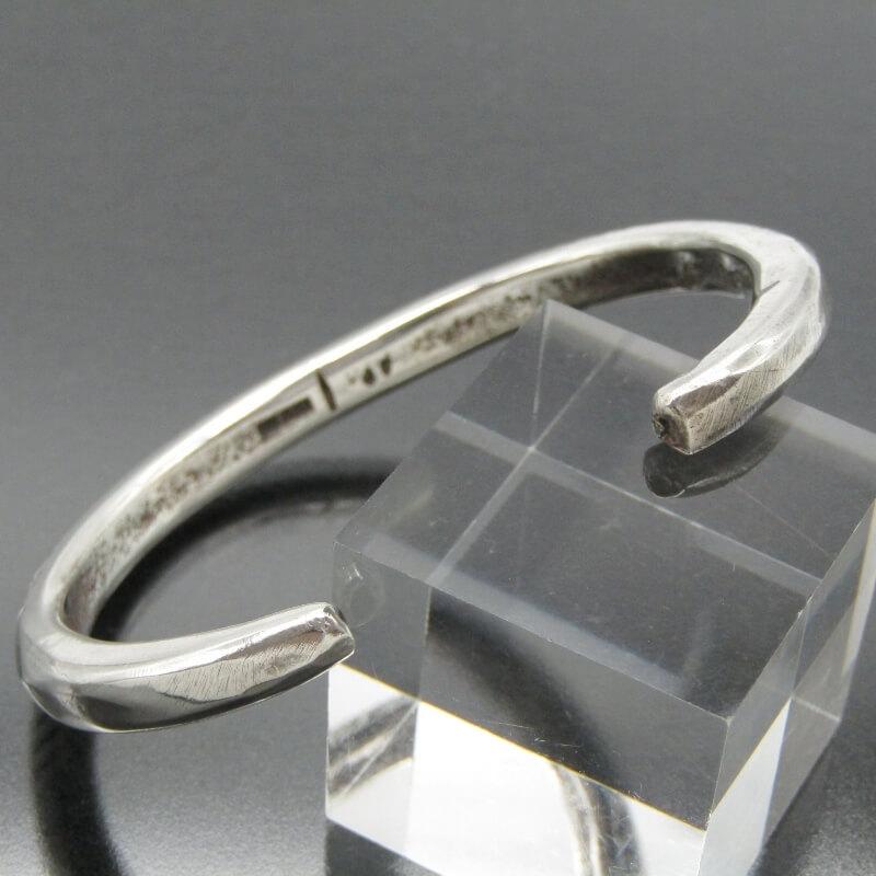 美品 Jock Favour ジョックフェーバー バングル スタンプワーク