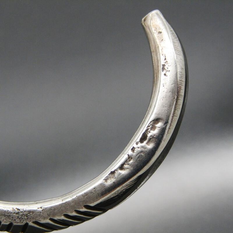 美品 Jock Favour ジョックフェーバー バングル スタンプワーク