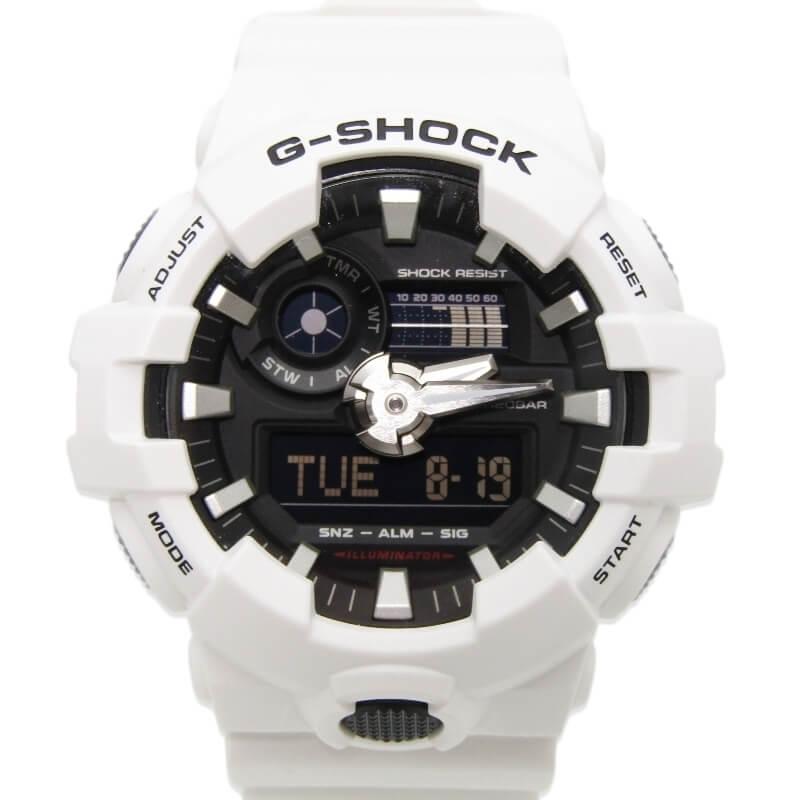 G-SHOCK 美品 CASIO Gショック GA-700-7AJF アナデジ ワールドタイム  