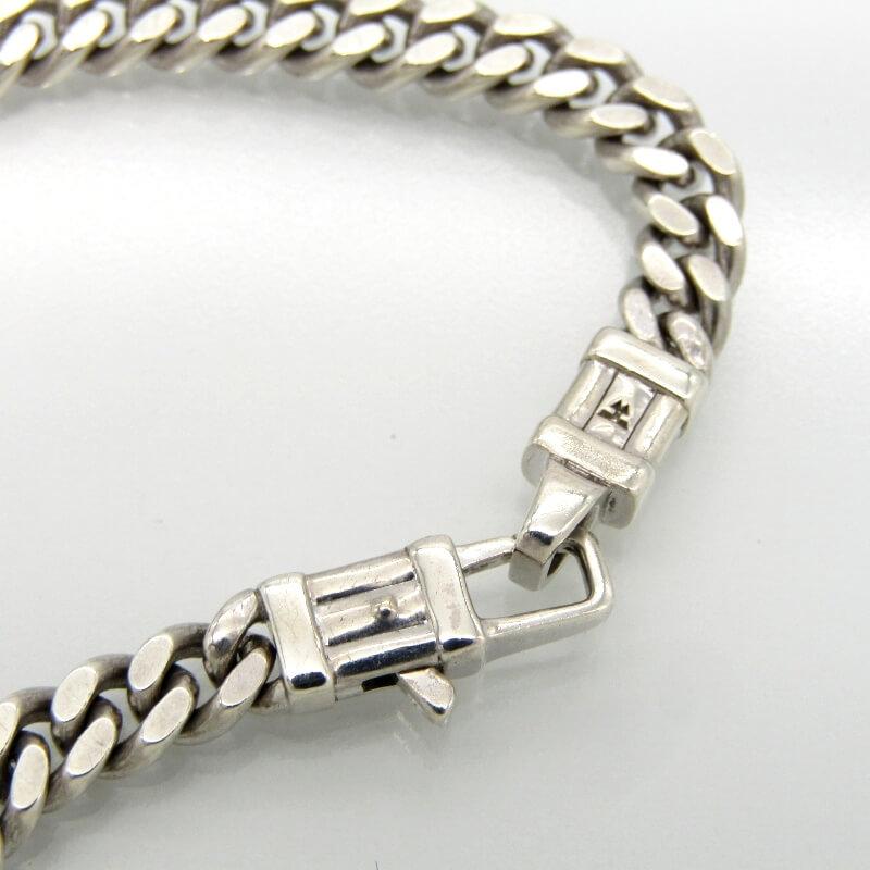 美品 TOM WOOD トムウッド ブレスレット Curb Bracelet L 7inch