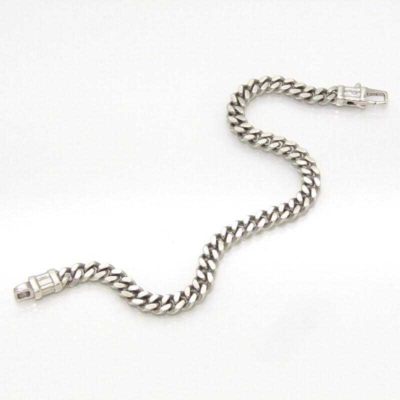 美品 TOM WOOD トムウッド ブレスレット Curb Bracelet L 7inch