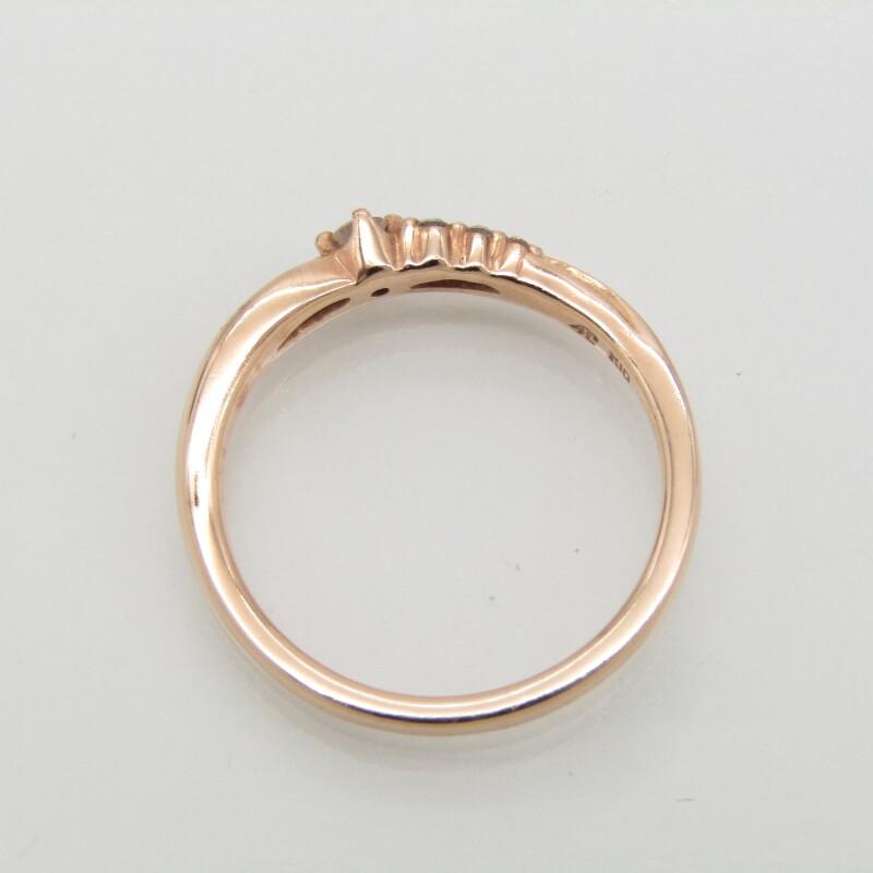 4℃ ヨンドシー リング K10PG ダイヤモンド 7石 ピンクゴールド