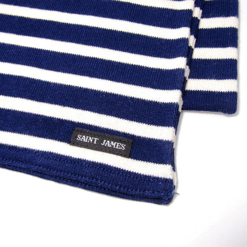 SAINT JAMES（セントジェームス） 美品 マフラー ボーダー ストール