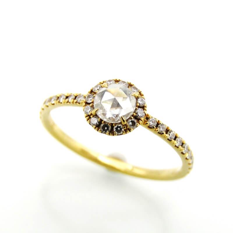 AHKAH アーカー ヴィヴィアンローズ リング VC0532010200 K18YG ローズ