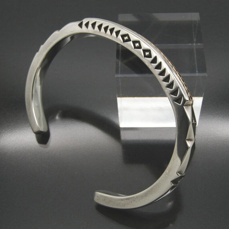 美品 Jennifer Curtis ナバホ族 バングル 14Kプレート