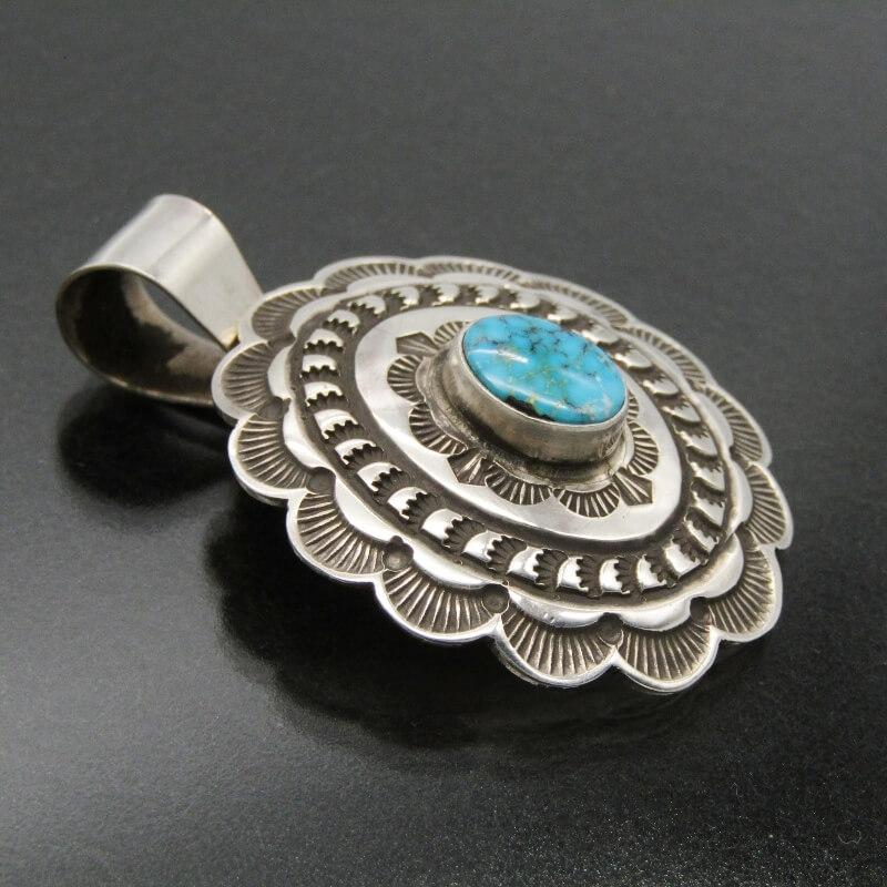 Andy Cadman ナバホ族 ペンダント ターコイズ アンディキャド