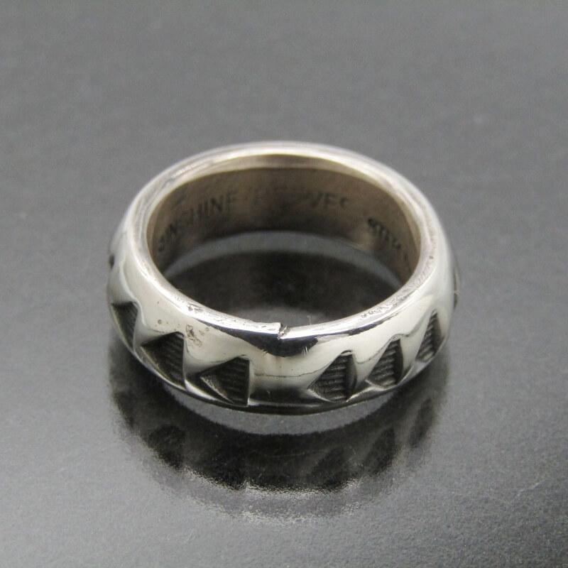 Sunshine Reeves ナバホ族 リング スタンプワーク サンシャイン